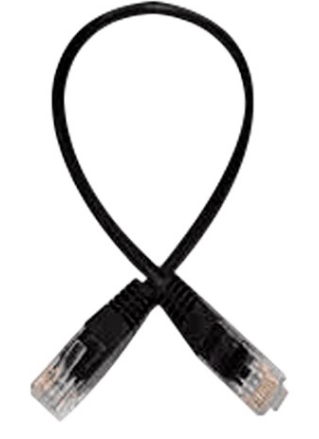 Cabo de Rede UTP RJ45 Preto (30cm) - SAFIRE