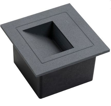 Projector Encastrar Muro LED 3W Branco 4000K 300Lm (IP65) - Aro Cinza