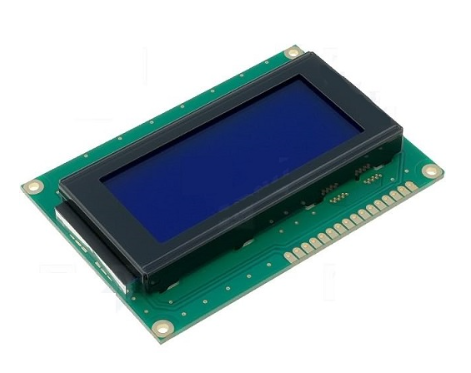 Display LCD Alfanumérico Azul LED 16x4 - STN Negativo