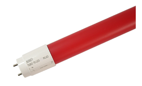 Tubo de LEDs T8 1,20 mts 20W 1850Lm (Vermelho)