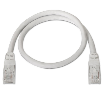 Cabo de Rede RJ45 UTP Cat.6 Cinzento (30cm) - Nanocable