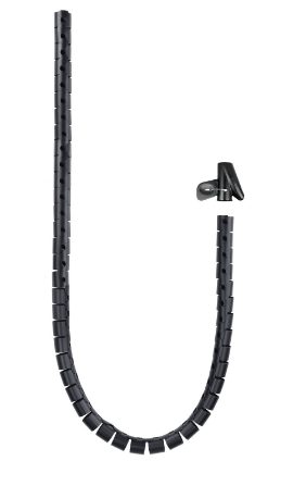 Organizador de Cabos 2.5cm/2 metros (Preto) - NANOCABLE