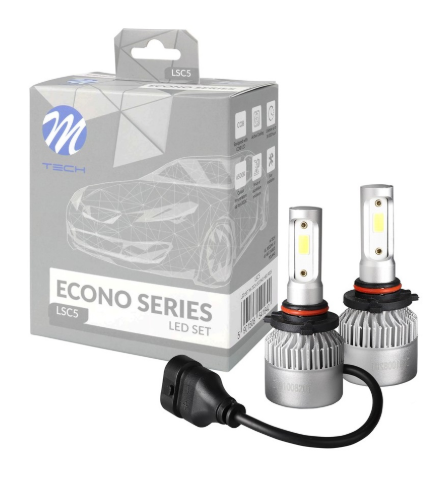 Pack 2x Lampadas LED COB HB3 / 90005 9~32V 6000K - M-TECH