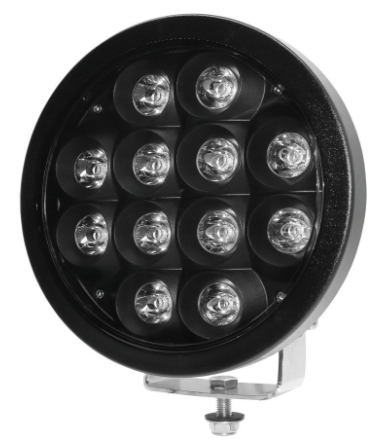 Farol de Longo Alcance c/ Suporte Lateral 72W 9" (Preto) - M-TECH