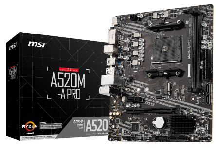 Motherboard Micro-ATX MSI A520M-A Pro