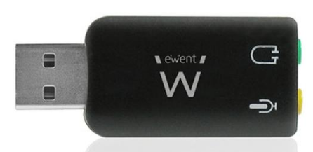 Placa de Som Externa 5.1 USB - EWENT