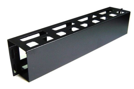 Painel de Gestão de Cabos 19" 1U p/ Armários Bastidores - CROMAD
