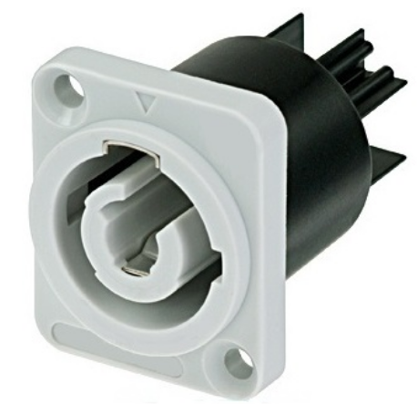 Base Powercon Out 3 Pinos (t/ NEUTRIK)