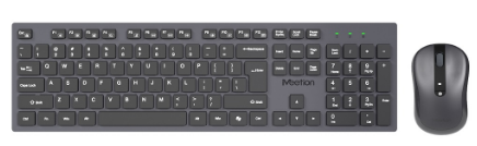 Teclado + Rato CW216 Wireless/Bluetooh PT (Cinzento) - MEETION