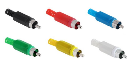 Ficha RCA Macho Simples (COLORIDAS)