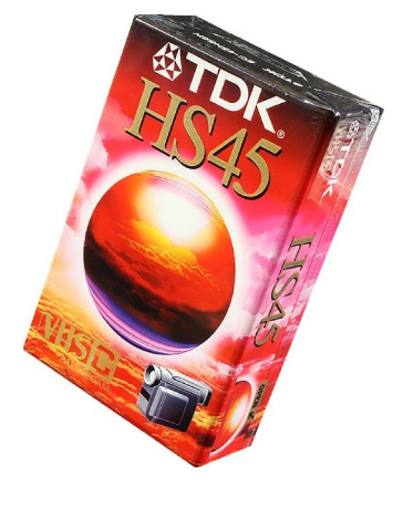 Cassete Vídeo VHS-C (45 Minutos) - TDK