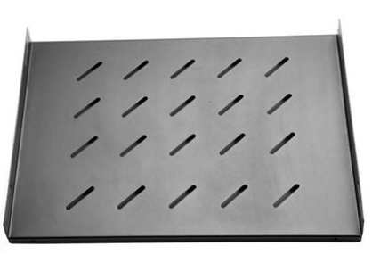 Prateleira Fixa 450/550mm p/ Armários Bastidores (Preto) - CROMAD