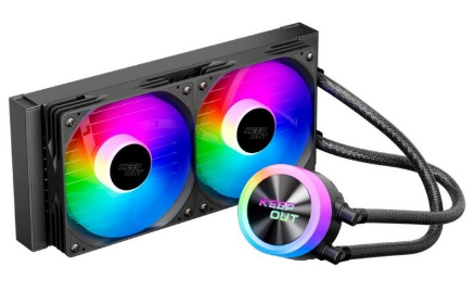 Water Cooler CPU XWC-240 120mm ARGB (Preto) - KEEP OUT