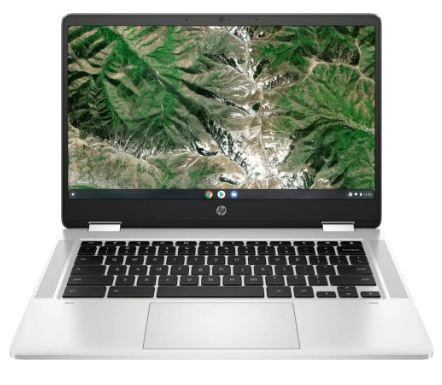 Portátil 14" Tátil Chromebook x360 Intel Celeron N4120 4GB/64GB SSD + Chrome OS (Prateado) - HP