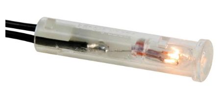 Avisador c/ Fios 12VDC (Ø7mm) Cristal