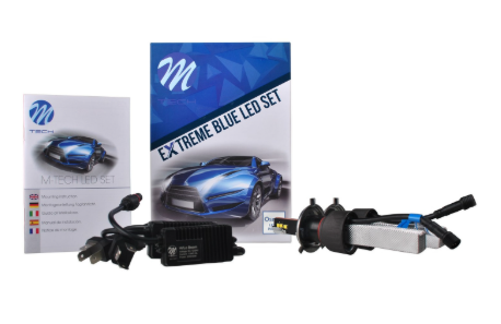 Kit 2x Lampadas LED Extreme H4 6000K 40W 5000Lm