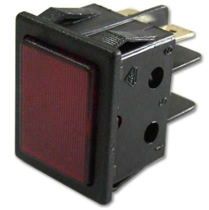 Avisador Quadrado Vermelho 220V