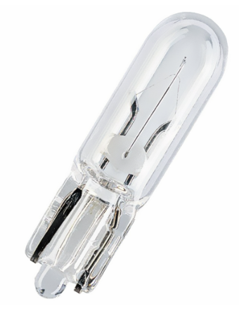Blister 2x Lampadas Halogéneo T5 12V 1,2W - M-TECH
