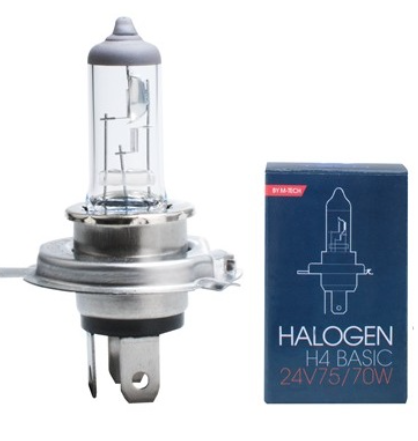 Lampada Halogéneo p/ Automóvel P43t 24V 75/70W H4