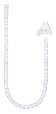 Organizador de Cabos 2.5cm / 1 metro (Branco) - NANOCABLE