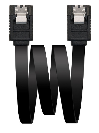 Cabo SATA III - SATA III Preto (50cm) - Nanocable