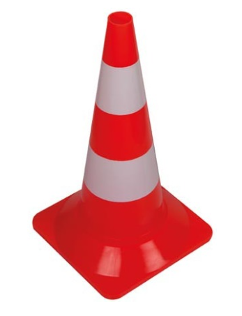 Cone de Sinalização em PVC (50cm) - PEREL