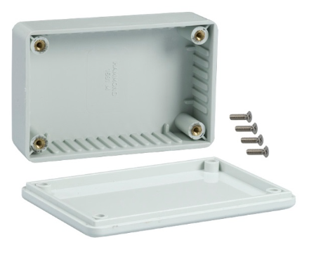 Caixa de Montagem Cinza em ABS (135 x 75 x 50mm) - VELLEMAN