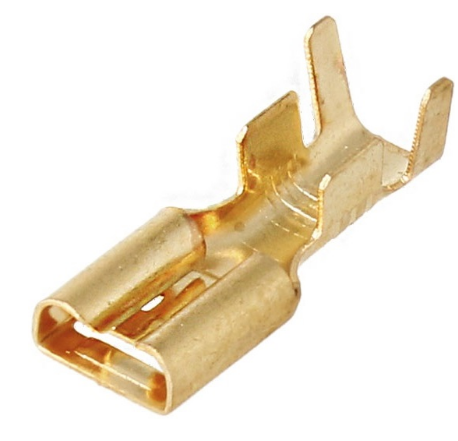 Pack 100x Terminal Faston Fêmea 6,35mm - NIMO