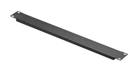 Painel Cego Frontal 1U p/ Armários Bastidores 19" (Preto) - CROMAD