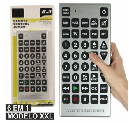 Comando Universal TV (6 EM 1) XXL