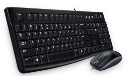 Pack Teclado + Rato Desktop PT MK120 USB (Preto) - LOGITECH