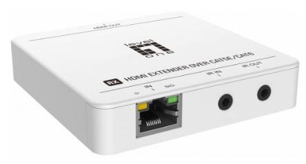 Extensor HDMI via UTP CAT5e/6 RJ45 até 50 mts (Branco) - LEVELONE