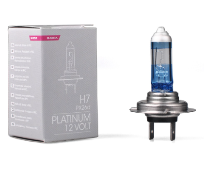 Lampada H7 55W 12V Platinum p/ Automóvel - M-TECH