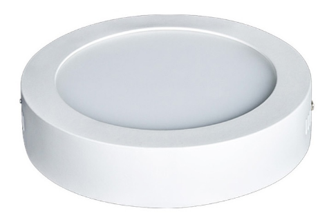 Painel de LED Superficie Redondo (Ø12cm) 6W 6000K 540Lm