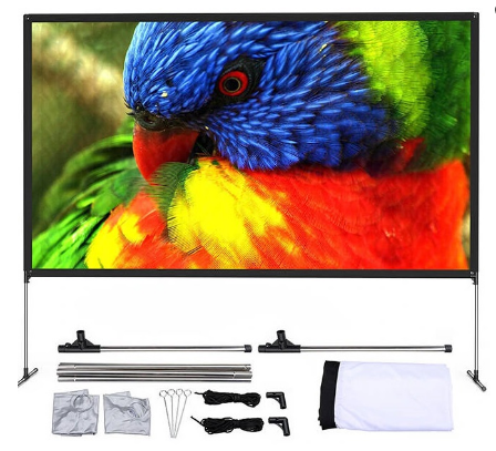 Tela de Projeção Portátil 80" BW-VS6 4K (Preto) - BLITZWOLF