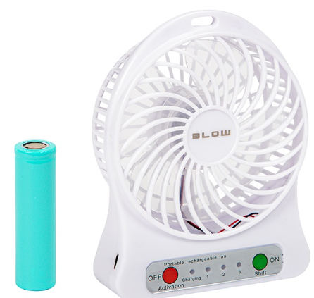 Ventoinha Portátil de Mesa USB/Bateria 4,5W (Ø10cm) - BLOW