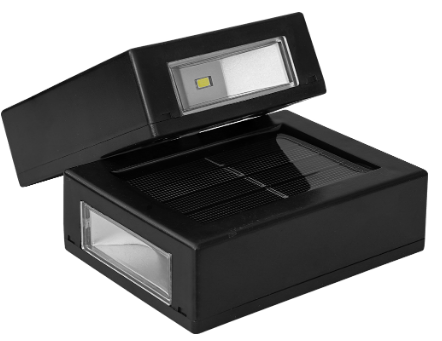 Pack 2x Projectores LED Solar 2W 6 LED´s 6000K 100Lm Crepuscular (IP65)