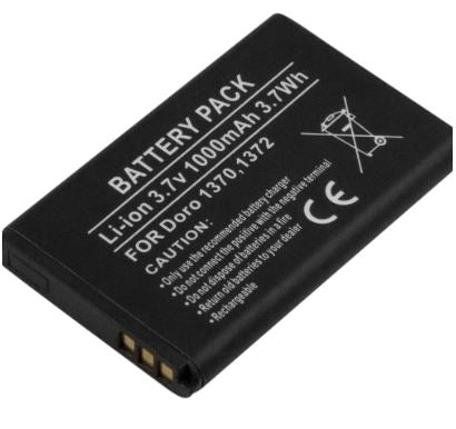 Bateria Compatível 1370, 1372 3,7V Doro (1000mAh) ZTC