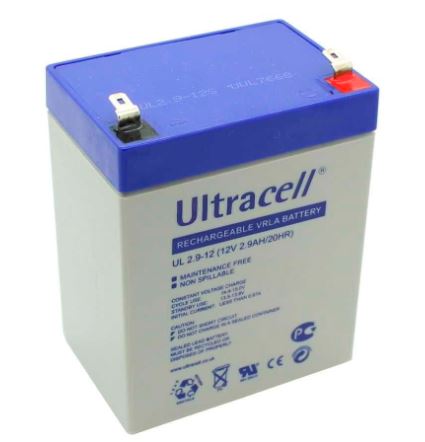 Bateria Chumbo 12V 2,9Ah (79 x 56 x 99 mm) - Ultracell