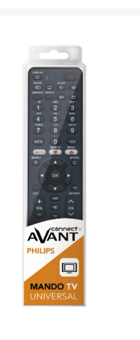 Comando pré-programado p/ Philips - AVANTCONNECT