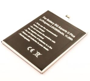 Bateria Compatível Aquaris U, Aquaris U Lite, Aquaris U Plus BQ (2950mAh)