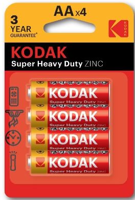 Blister 4x Pilhas R6 / AA - KODAK