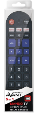 Comando Universal 5 em 1 Teclas Grandes - AVANTCONNECT