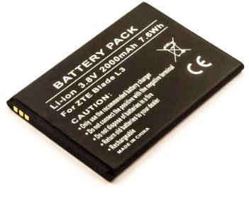 Bateria Compatível Blade L3 ZTE (2000mAh)