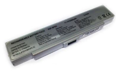 Bateria p/ Portátil Compatível Sony VAIO 5200mAh VGP-BPL2A/S BPL2C/S BPS2A/S BPS2C/S (plata)