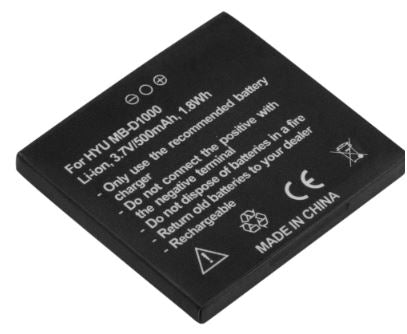 Bateria Compatível MB-D1000 3,7V HYUNDAY (500mAh)