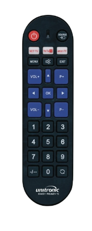 Comando Universal "EASY READY 5" p/ TVs LCD SAMSUNG, LG, SONY, PHILIPS e PANASONIC - Jolly Line