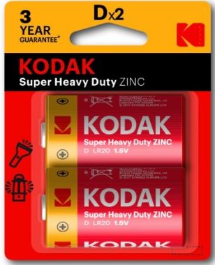 Blister 2 Pilhas R20 / D - KODAK