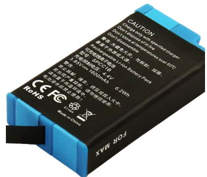 Bateria Compatível GoPro Max 3,85V (1600mAh)