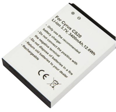 Bateria Compatível CS20 3,7V Cyrus (3400mAh)